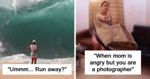 Caught Right Before Chaos: 35 Photos That’ll Make You Cringe and Laugh at the Same Time