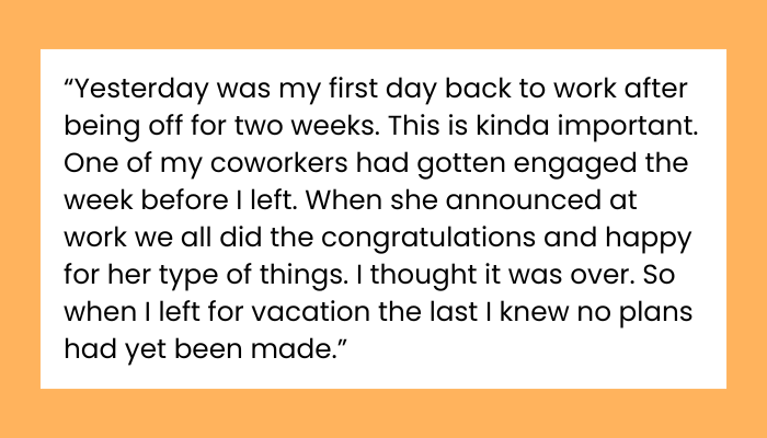 He Said No to Being Her “Man of Honor” — Then His Coworker Completely Lost It