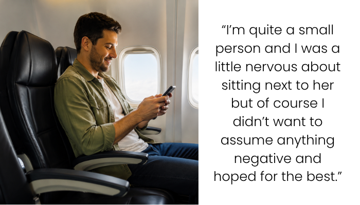 Plus-Size Passenger Causes Seat Dispute After Blocking Neighbor, Breaks Down When Asked to Switch
