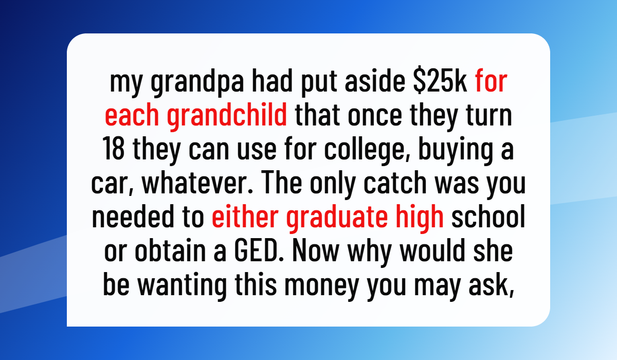 Mom Abandoned Her Son for Years, Then Came Back Demanding His Inheritance Money