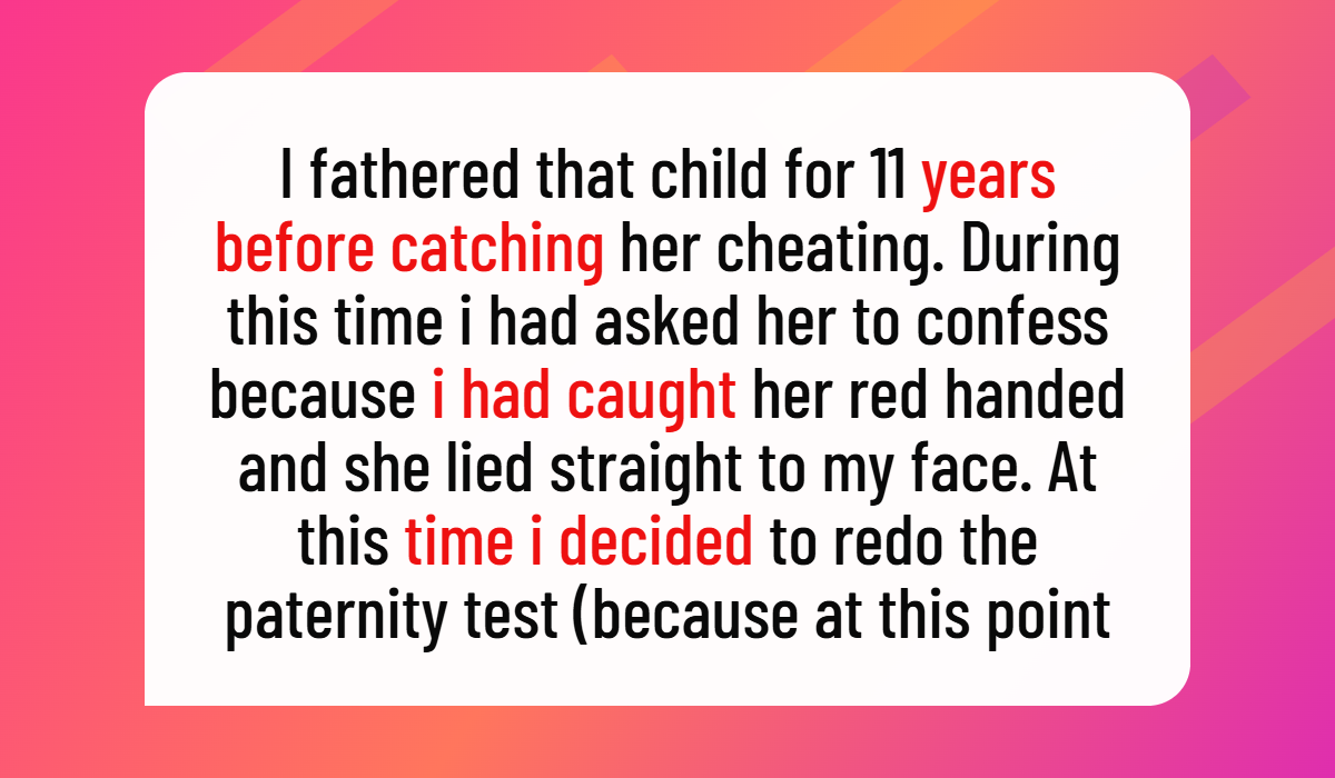 Man Says Fake Paternity Test Changed His Life for 11 Years