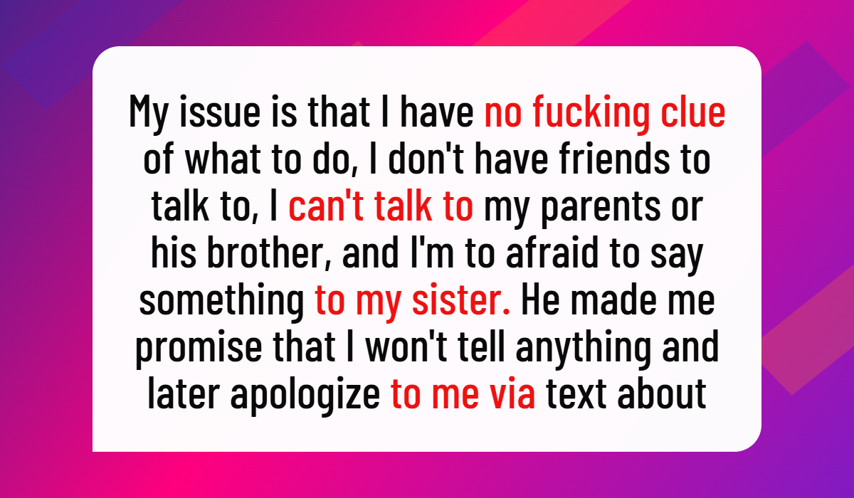 17-Year-Old Girl Says Sister’s Boyfriend Crossed Boundaries After Asking to Sleep With Her