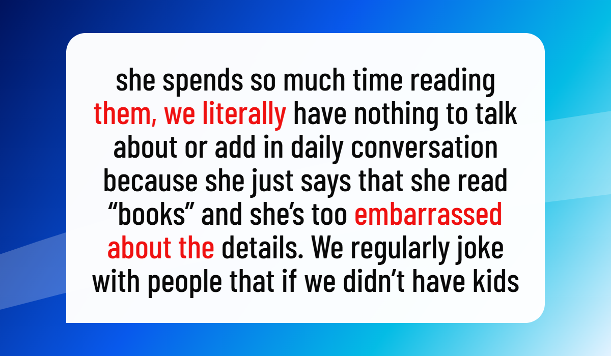 Wife’s Romance Novel Addiction and a Struggling Marriage, Affect a Couple’s Intimacy?