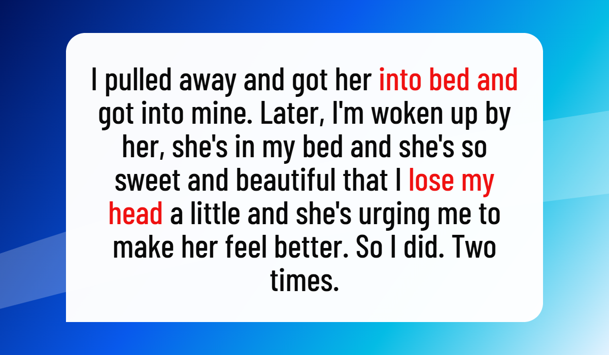 He Tried to Repair His Relationship After Sleeping With His Uncle’s Stepdaughter
