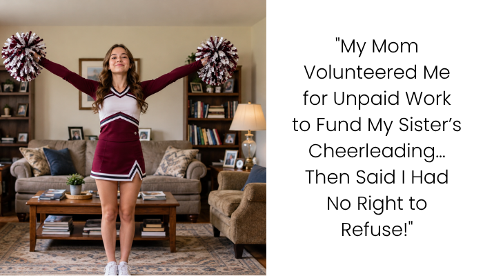 My Mom Signed Me Up for Unpaid Work to Fund My Spoiled Sister’s Cheerleading—When I Refused, She Called Me Selfish