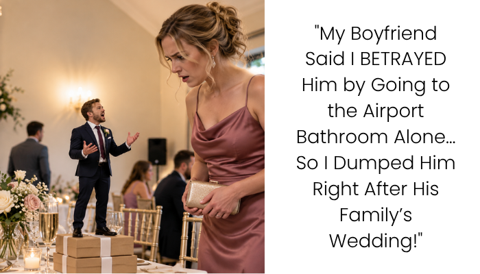 My Boyfriend Accused Me of Betraying Him for Using the Airport Bathroom Alone—After His Family’s Wedding, I Dumped Him!