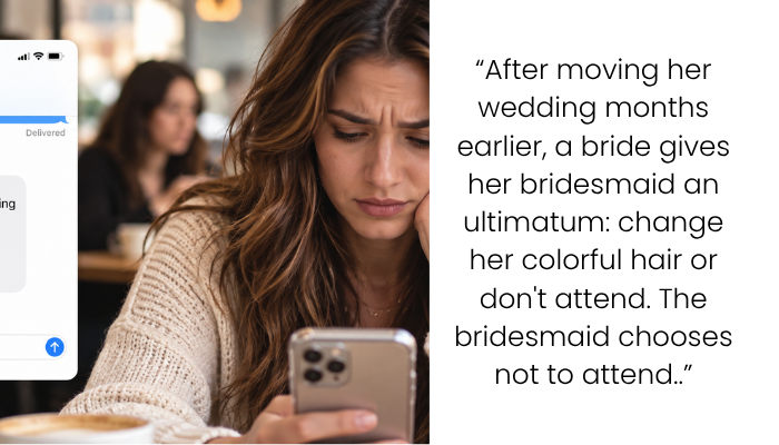 I Refused to Dye My Hair for the Bride, Now She Says I’m “Fake”